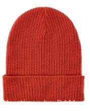 Wonder Nation Girls Ribbed Beanie Hat, Red