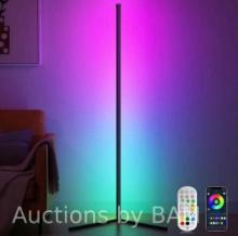 DAYBETTER Led Corner Floor Lamp, Smart RGB Floor Lamp with APP&Remote, 16 Million Colors Changing,