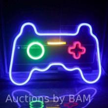 Wanxing Game Player LED Neon Light Signs USB Power for Home Kids Game Room Bar Party Decoration