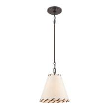 (48) Allen + Roth Parchment 9" Wide 1-Light Pendant