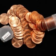 Tube of 50 2002-D Lincoln Memorial Cents - 1c - GEM Uncirculated