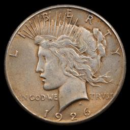 1926 Peace Silver Dollar - $1 - About Uncirculated