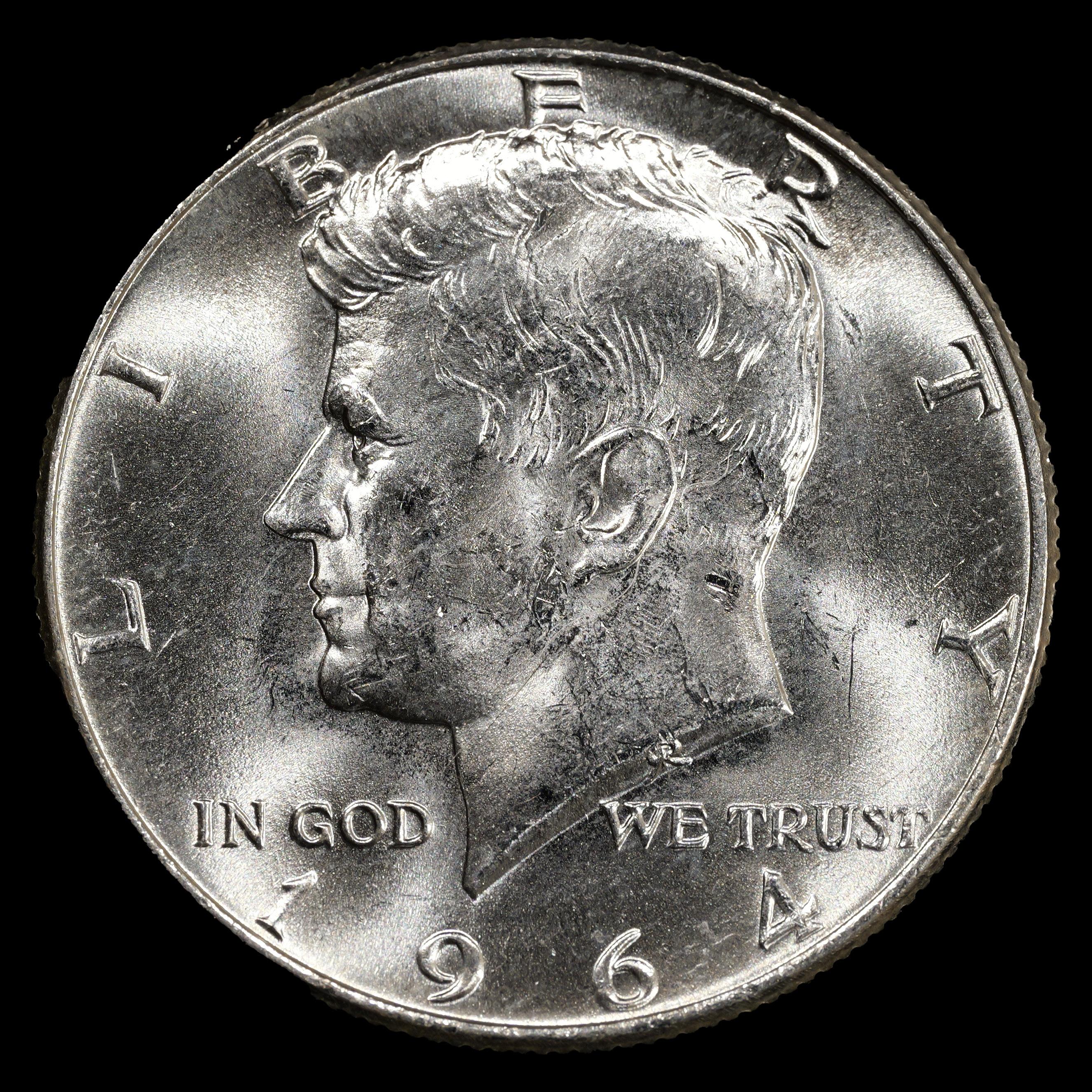 1964 Kennedy Silver Half Dollar - 50c - Choice Plus Brilliant Uncirculated