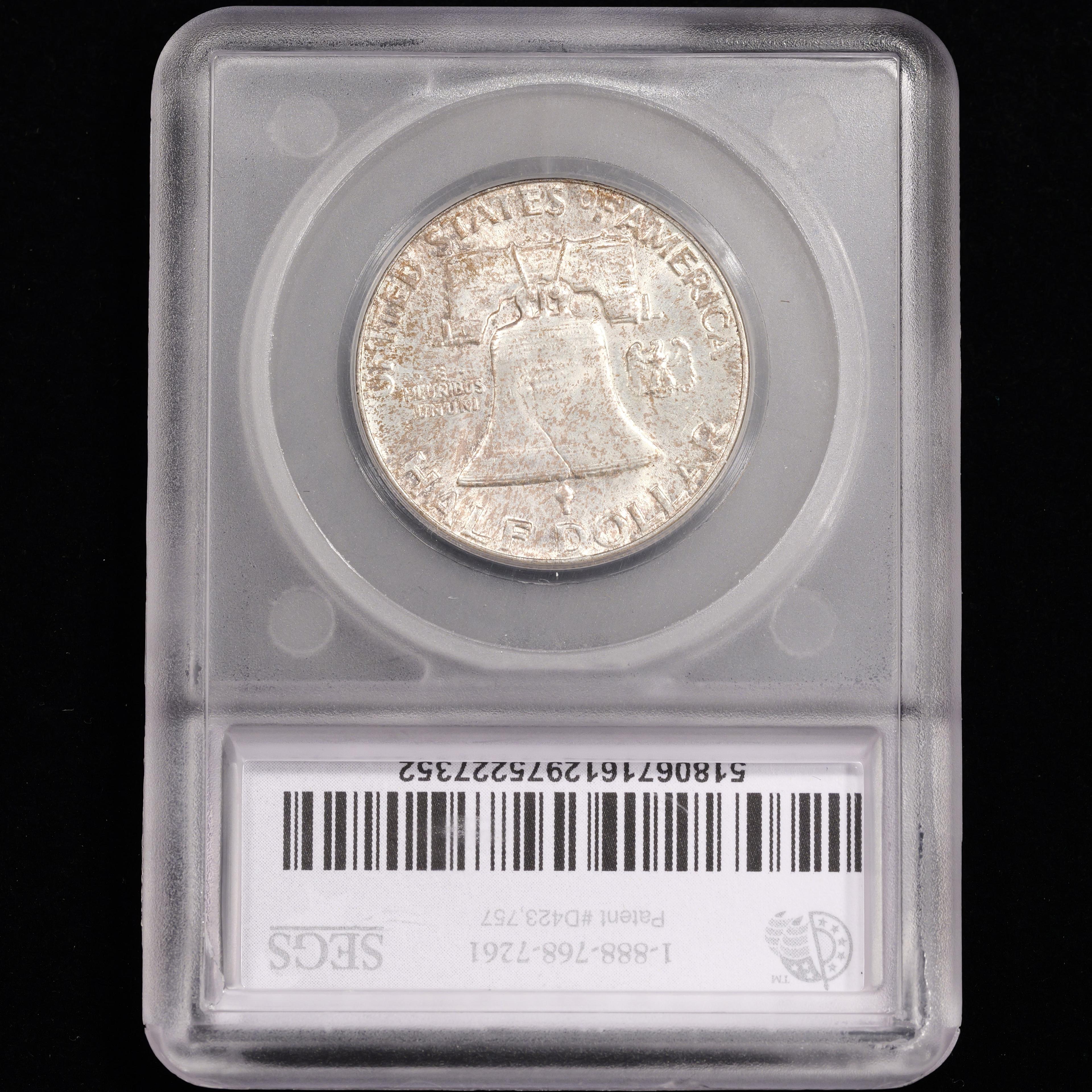 1957 Franklin Half Dollar - 50c - SEGS Graded MS66+ FBL