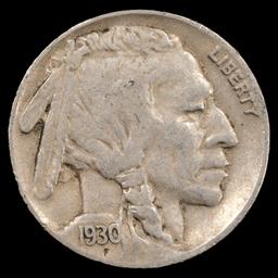 1930-S Buffalo Nickel - 5c - Extra Fine