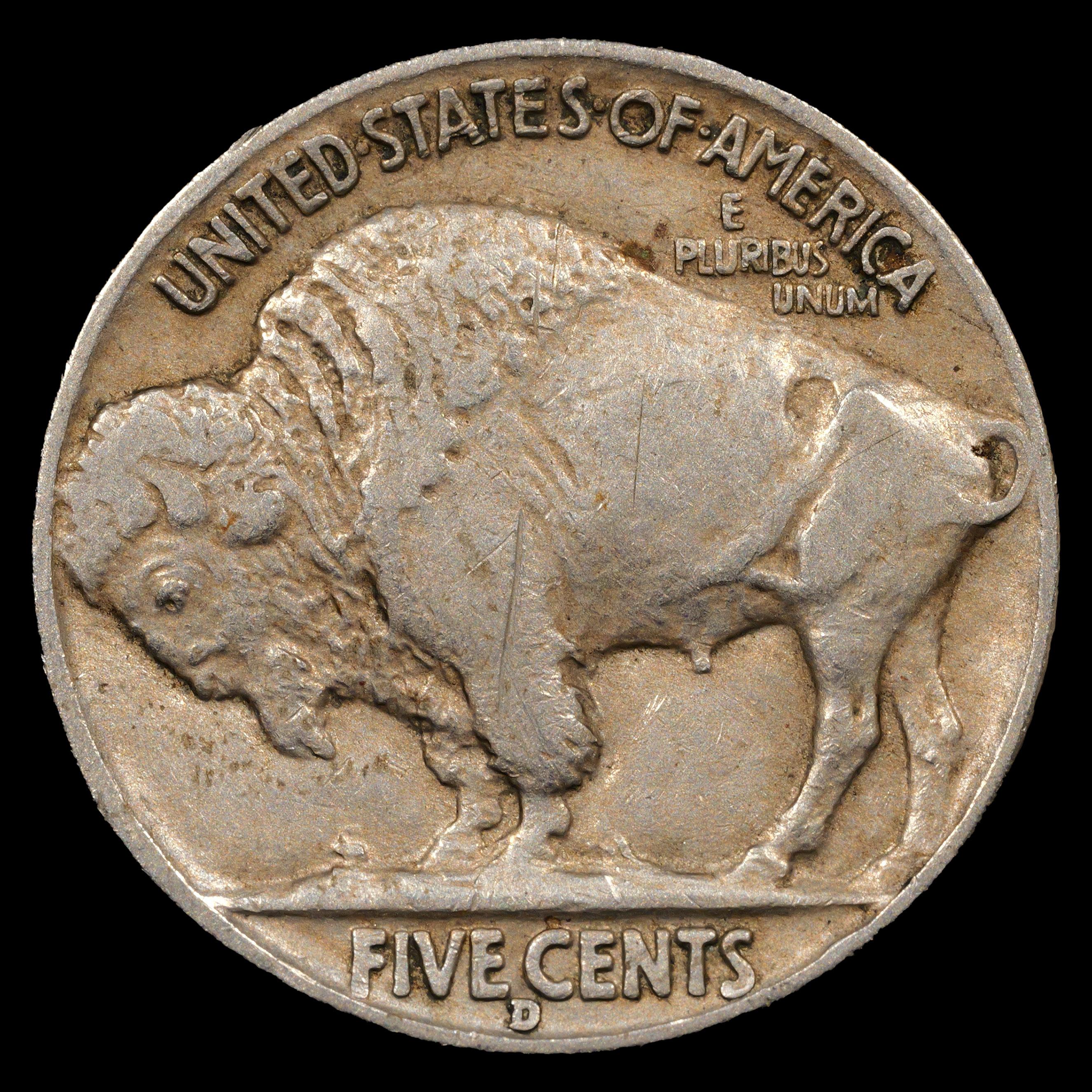 1938-D Buffalo Nickel - 5c - Extra Fine