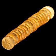 (19) Partial Roll 1944-D Lincoln Wheat Cents - 1c - GEM Uncirculated