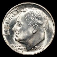 1950-D Roosevelt Silver Dime - 10c - GEM Uncirculated