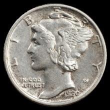 *BETTER DATE* 1930-S Mercury Dime - 10c - Choice About Uncirculated