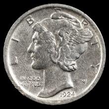 1924 Mercury Dime - 10c - Choice About Uncirculated