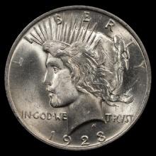 1923 Peace Silver Dollar - $1 - Choice Brilliant Uncirculated
