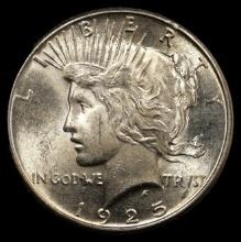1925 Peace Silver Dollar - $1 - Choice Brilliant Uncirculated