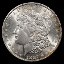 1887 Morgan Silver Dollar - $1 - Choice Brilliant Uncirculated