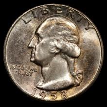 1958 Washington Silver Quarter - 25c - GEM Uncirculated