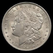 1921 Morgan Silver Dollar - $1 - Choice Brilliant Uncirculated
