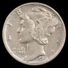 1941 Mercury Dime - 10c - About Uncirculated