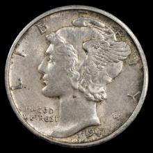 1941-D Mercury Dime - 10c - About Uncirculated