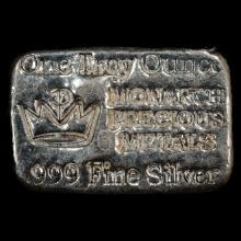 *1 oz ASW* Monarch Silver Bar - 1 oz Troy .999 Fine Silver Round