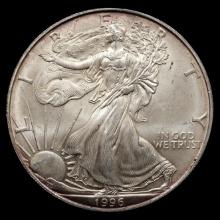 1996 American Silver Eagle - $1 - 1 oz Troy .9999 Fine Silver Bullion Coin