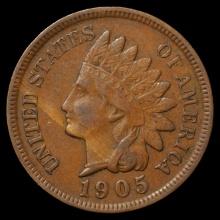 1905 Indian Head Cent - 1c - About Uncirculated