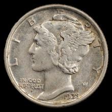 1925 Mercury Dime - 10c - Choice About Uncirculated