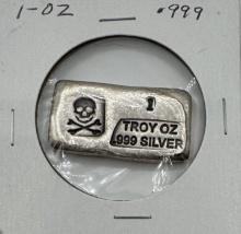 One Troy Silver Bar
