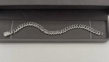 Cuban Bracelet VVS White Gold 8 inches