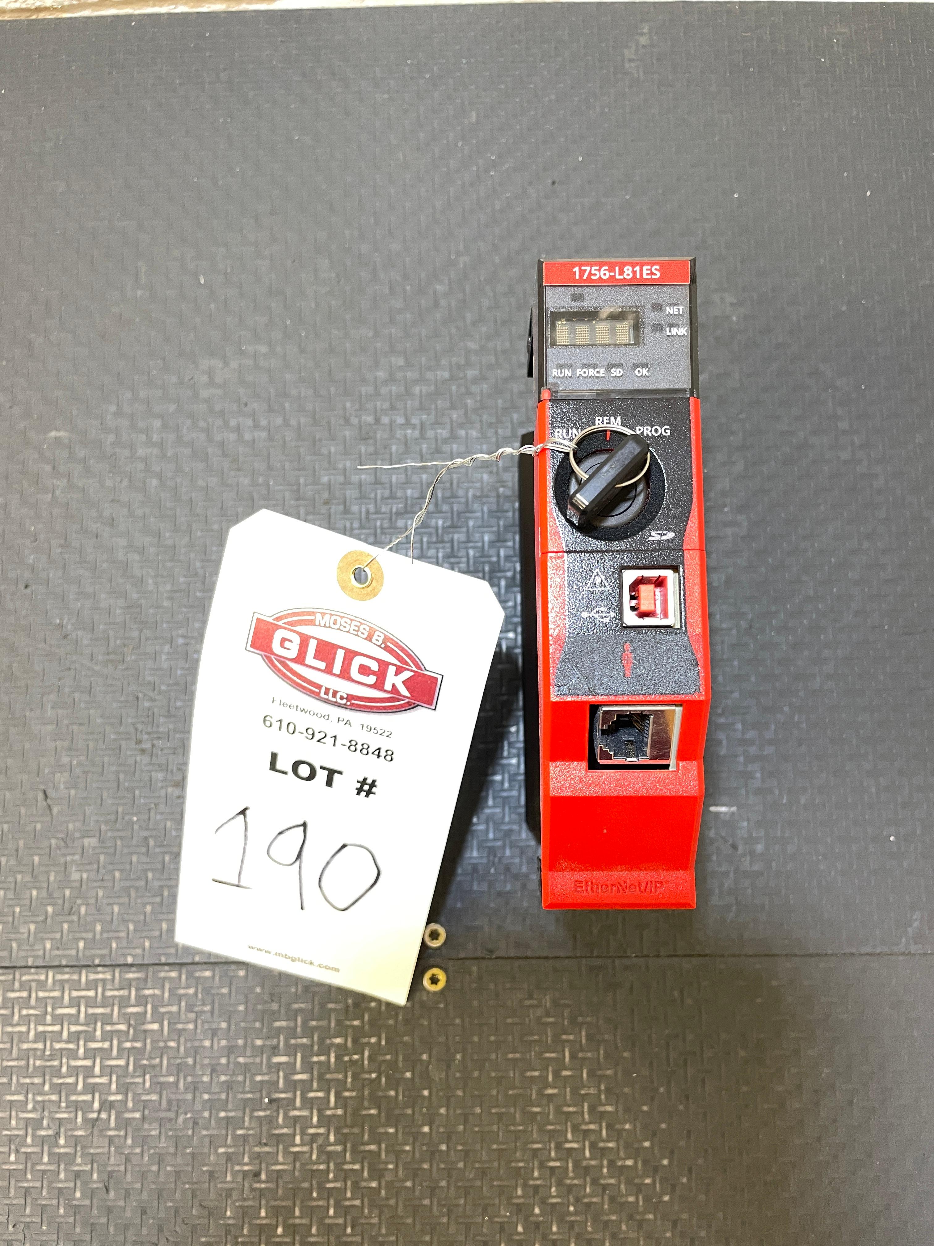Allen Bradley 1756-L81ES GuardLogix 5580 Controller
