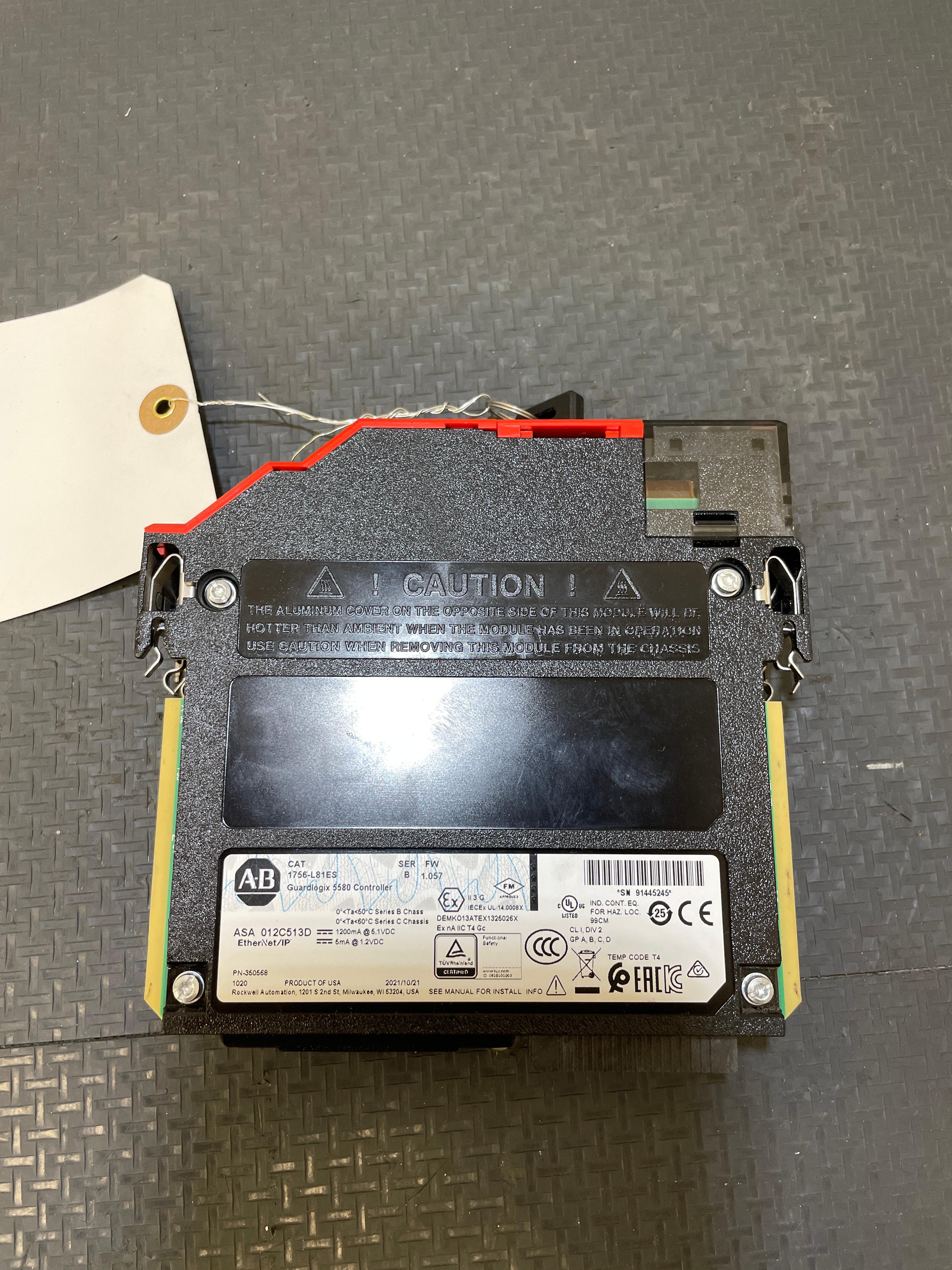 Allen Bradley 1756-L81ES GuardLogix 5580 Controller
