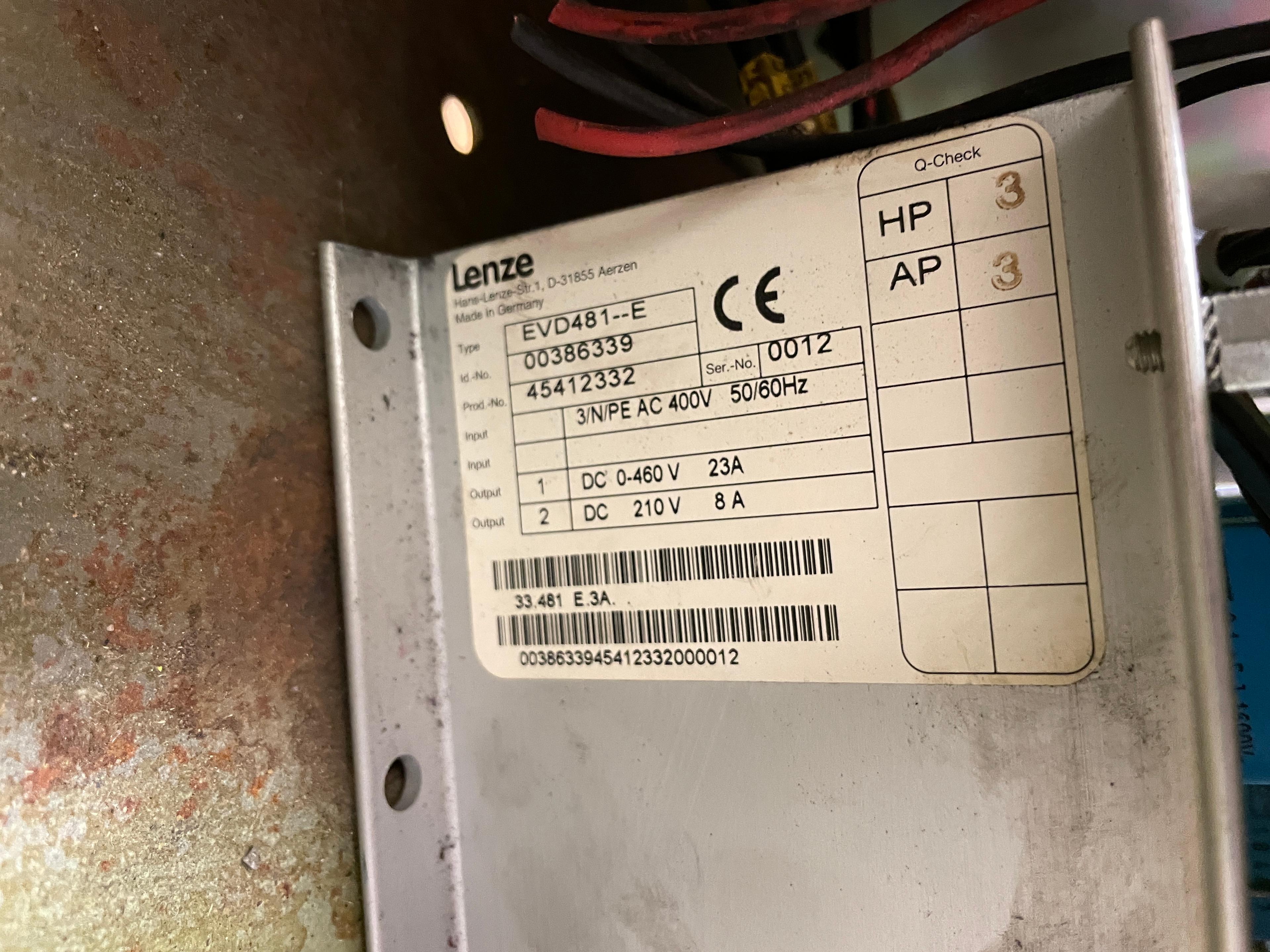 Lot of 3 AC Moror Drives VFDs