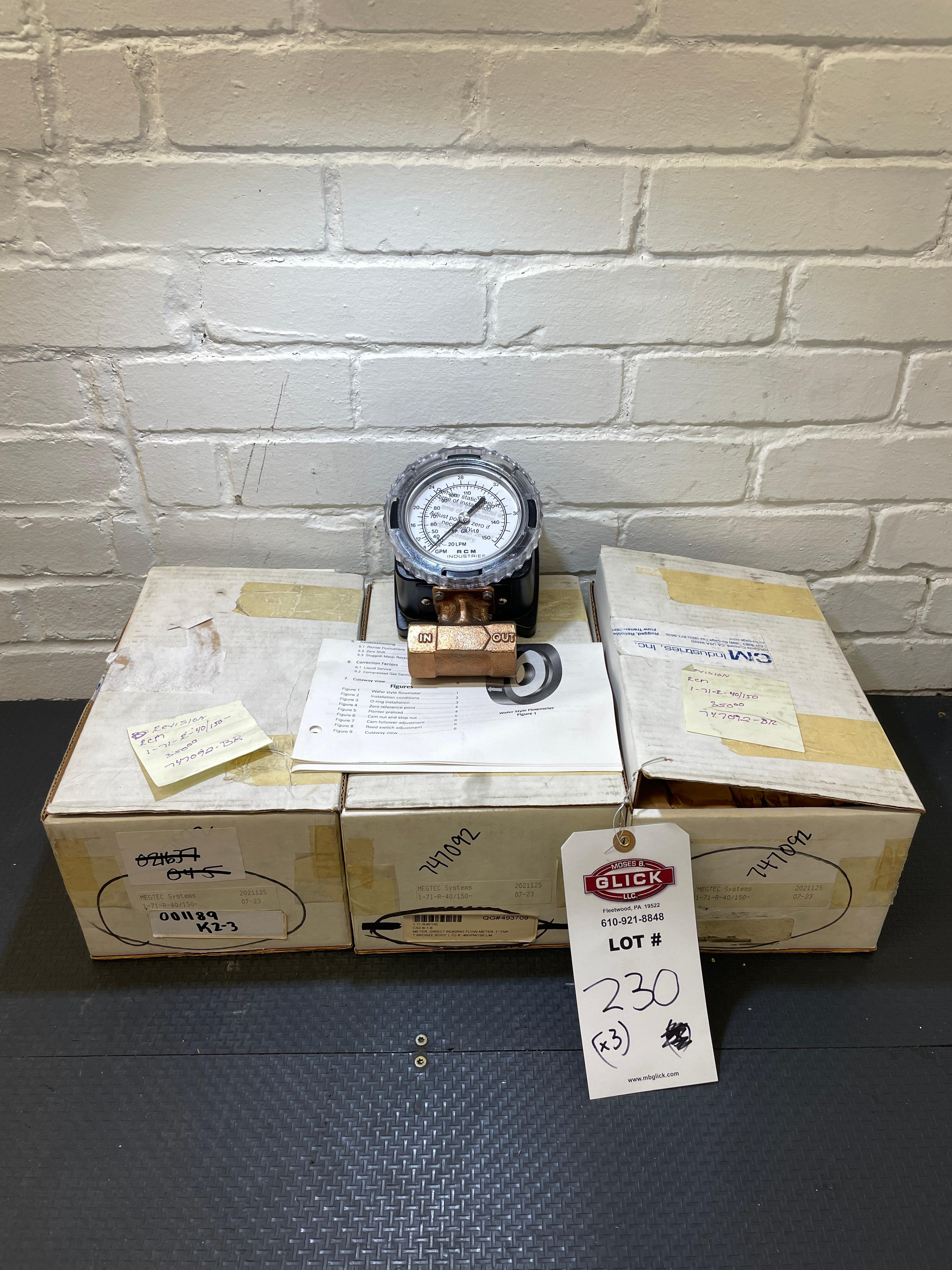 NIB RCM 1-71-R-40/150- Flow Meter