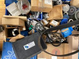 Pallet Lot of New Sheaves, Sprockets, Couplings, & Belts