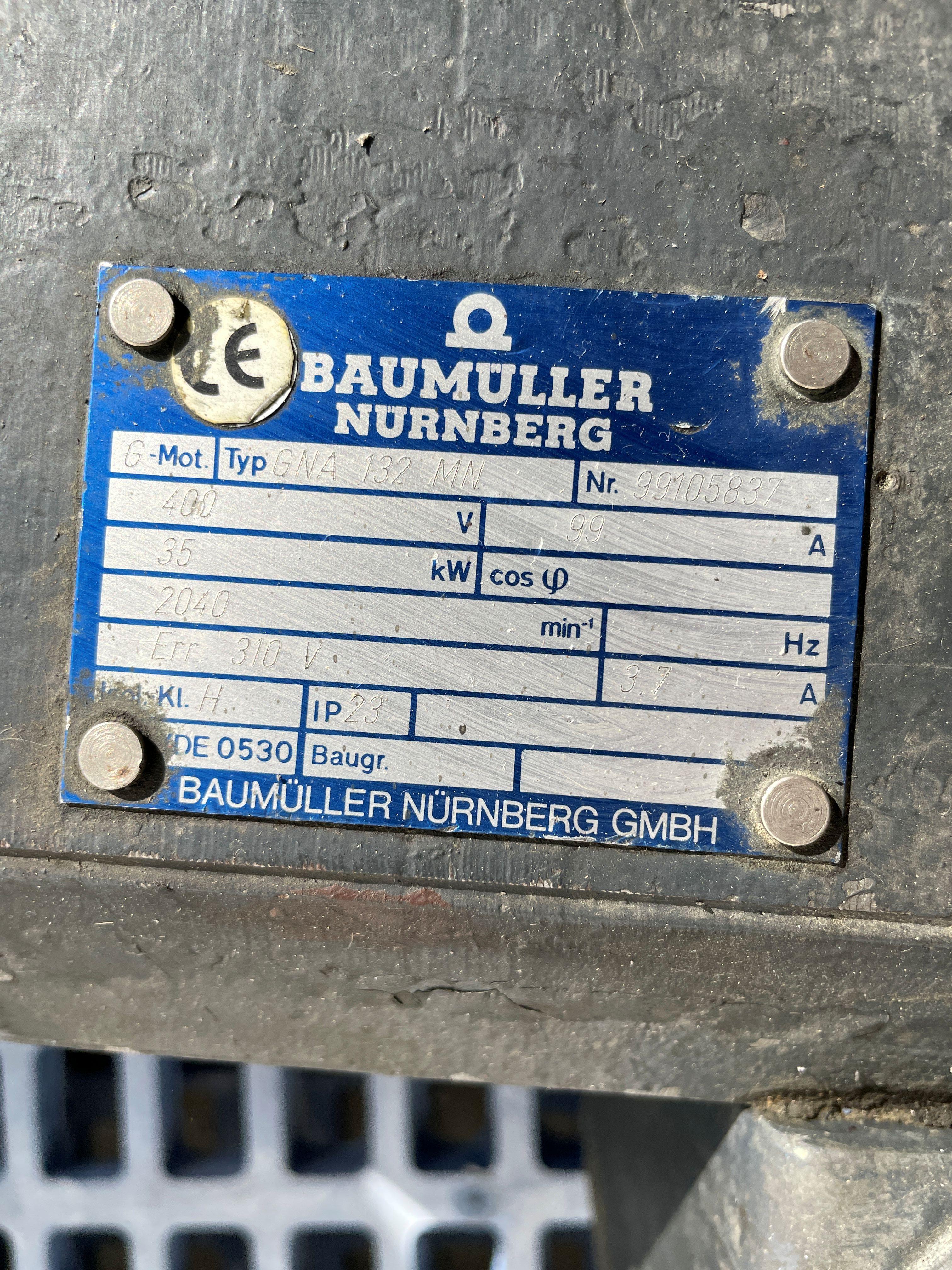 Baumuller GNA 132 MN Servo Motor