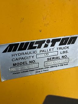 2200 lb Multiton Pallet Jack
