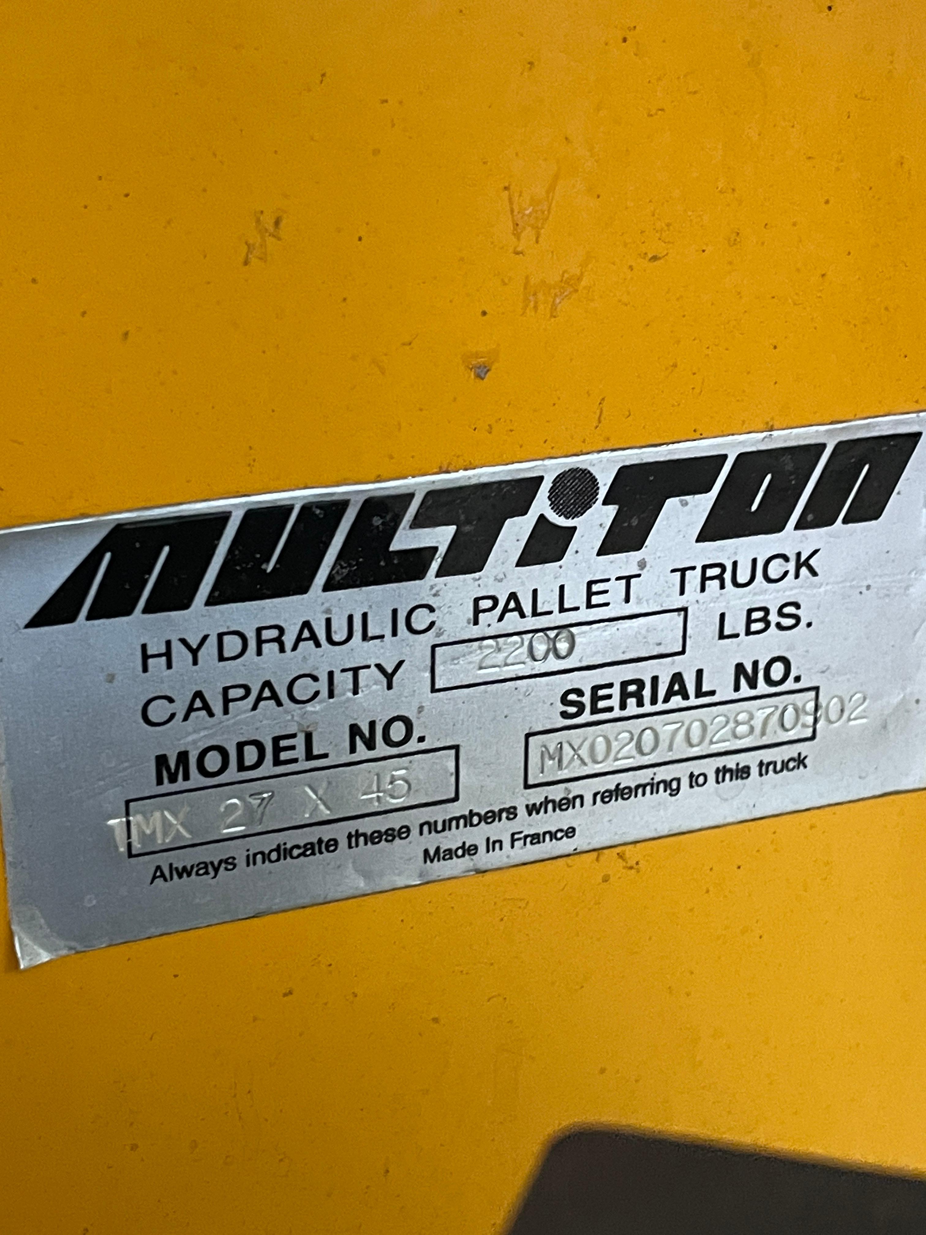 2200 lb Multiton Pallet Jack