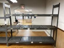 Lot of 96” x 24” x 84” Industrial Shelving