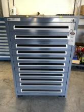 11 Drawer Stanley Vidmar Tool Storage Cabinet 30”W x 28”D x 44”H