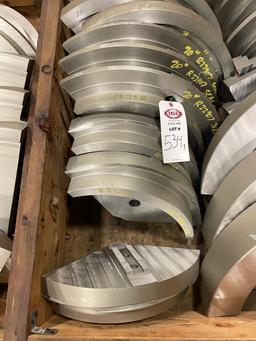 Lot of Large Lathe Soft Jaws