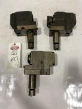 Lot of 3 Right Angle Tool Holders