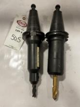 Lot of 2 BT50 Tool Holders
