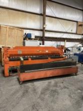 10’ Pexto 10-H-10B Metal Shear w/ Back Gauges