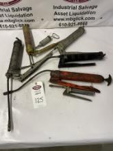 Lot of Grease Guns