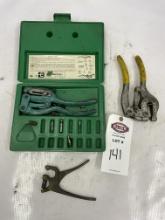 Lot of 3 Hand Punches