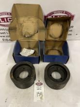 Lot of 2 Martin 5-Groove Sheaves