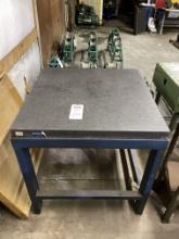 36”x36” Granite Surface Plate & Stand