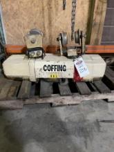Coffing 1 Ton Chain Hoist w/ Trolley