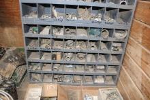(3) Metal Compartment Bolt Bins