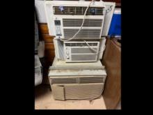 (3) Window Unit Air conditioners in small office