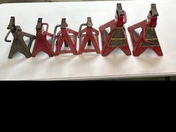 Lot of 6 Car Jacks
