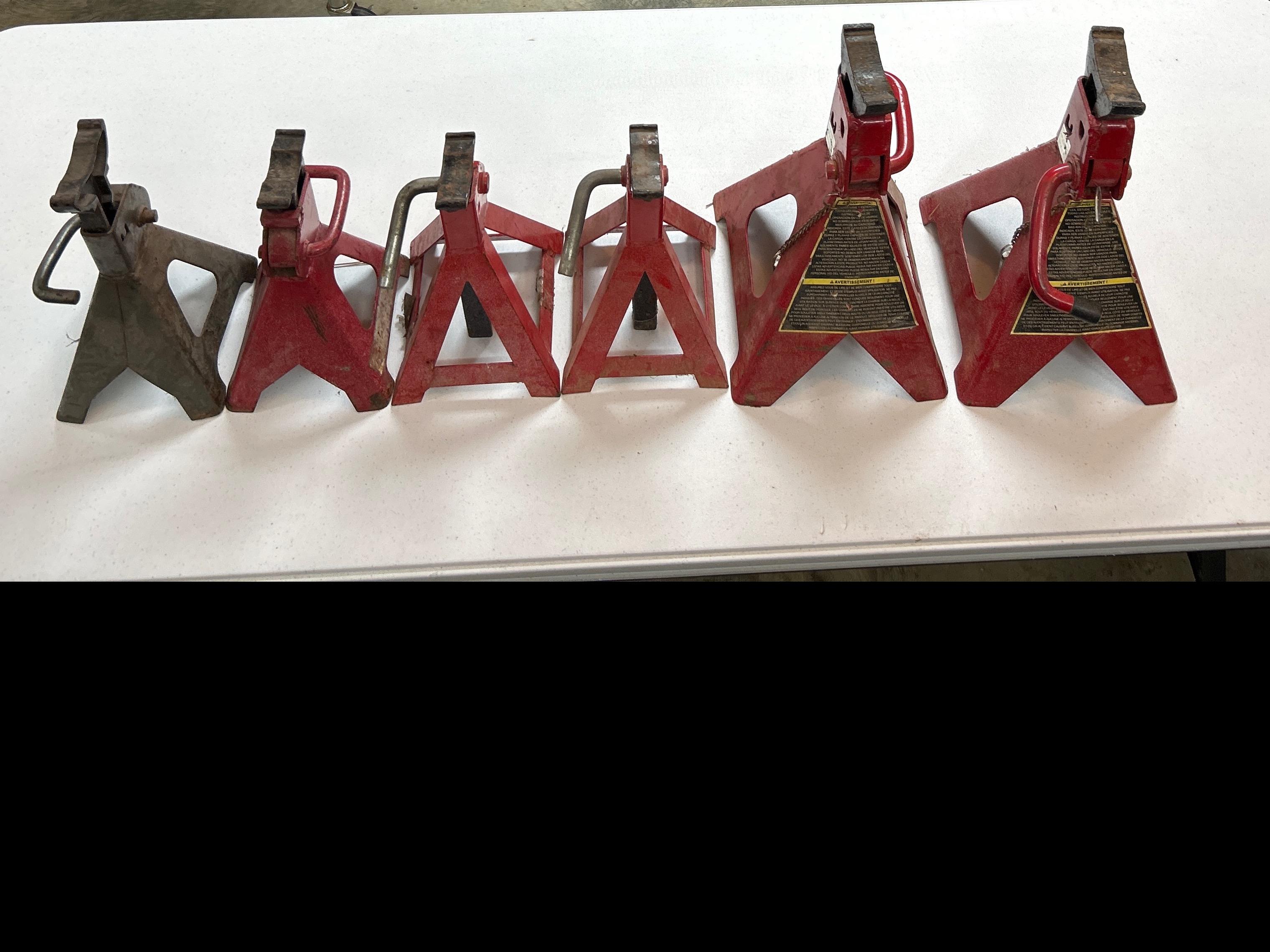 Lot of 6 Car Jacks